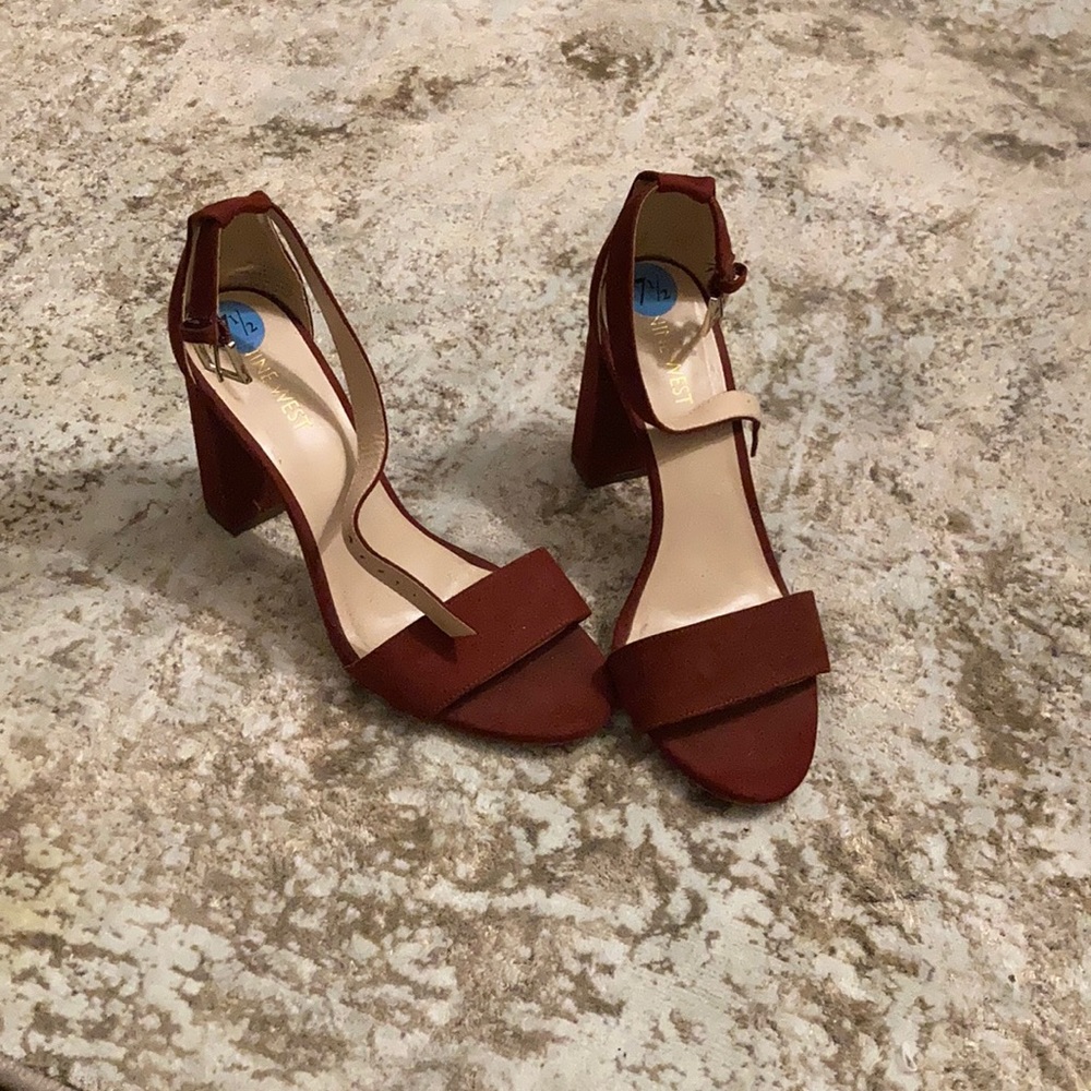 Burgundy heels